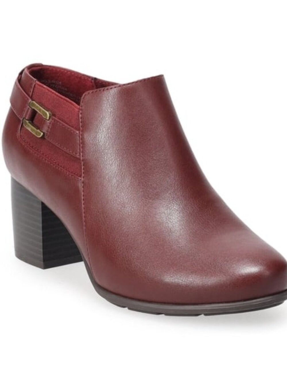 croft & barrow rozzalyn women's heeled boots wine Size 7.5